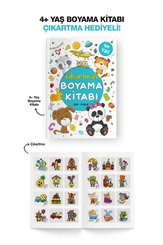 Çıkartmalı Boyama Kitabı 4 Yaş +