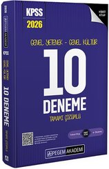 2026 KPSS Genel Yetenek Genel Kültür Tamamı Çözümlü 10 Deneme