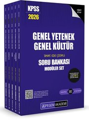 2026 KPSS Genel Yetenek Genel Kültür Tamamı Çözümlü Soru Bankası Seti - 5 Kitap Takım