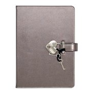Victoria's Journals Hush Kilitli MetaDefter 160 Yaprak Çizgili Platinu, N/A
