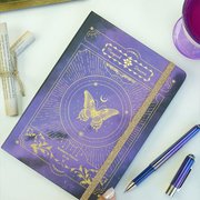 Victoria Journal Sert Kapak A5 Akademik Ajanda 2025 - 2026 Lastikli