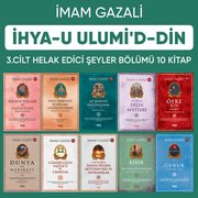 İhya-u Ulumiddin 3. Cilt Helak Edici Şeyler Serisi Seti - 10 Kitap Takım