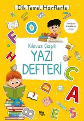 Kılavuz Çizgili Yazı Defteri - Küçük Boy - Dik Temel Harflerle
