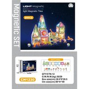 Başel Magnetic Tiles Star Diamond Light Version 89 Parça CH1230