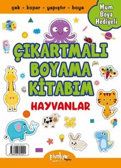 Çıkartmalı Boyama Kitabım - Hayvanlar