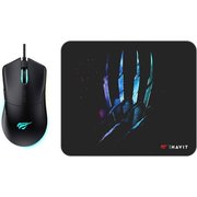 Havit Gamenote MS1037CM RGB Gaming Oyuncu Mouse + Mouse Pad - Siyah