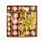 Kika Yılbaşı Ağaç Süsleme Seti 29 Parça Bronz