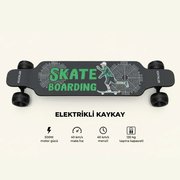 Kochler Elektrikli Kaykay H2B-02PRO 40 km/h Hız 25 km Menzil 120 kg Taşıma Çift Motor 1000W Güçlü Model