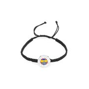 Fenerbahçe Logo Makrome (Siyah) Bileklik