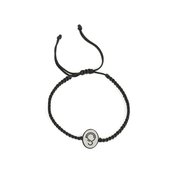 Galatasaray Makrome Bileklik (Siyah)