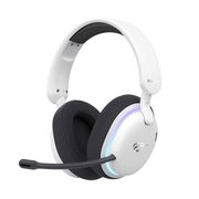 Havit Gamenote Fuxi-H7 Beyaz RGB USB Kablolu / Kablosuz Kulak Üstü Oyuncu Kulaklığı