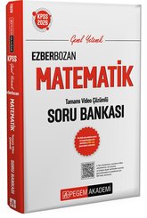 2026 KPSS Genel Yetenek Genel Kültür Ezberbozan Matematik Tamamı Video Çözümlü Soru Bankası