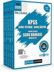 2026 KPSS Ön Lisans Soru Bankası Modüler Set Genel Yetenek Genel Kültür Tamamı Çözümlü - 5 Kitap Tak