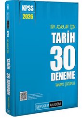 2026 KPSS Tüm Adaylar İçin Tarih 30 Deneme Tamamı Çözümlü