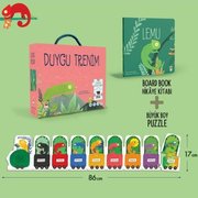 Lemu - Duygu Trenim 18 Parça Puzzle ve Kitap