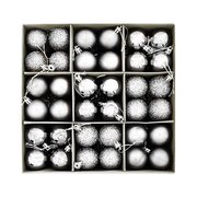 Kika 72 Parça Yılbaşı Ağaç Süsleme Seti Gümüş