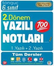 6. Sınıf Yazılı Notları 2 .Dönem 1 ve 2. Yazılı