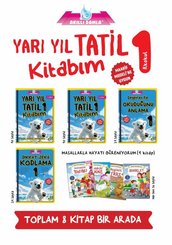 1. Sınıf Yarı Yıl Tatil Kitabım Seti - 8 Kitap Takım