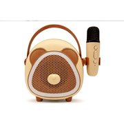 Crown Well CW027 Karaoke Hoparlör, Krem