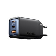 Mcdodo CH-0970 GaN Series 67W 2C1A Mini GaN Şarj Cihazı EU Plug  Siyah