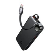 Mcdodo MC-3870 10000mAh 30W A+C Dijital Göstergeli Dahili USB-C Geri Çekilebilir Kablolu Powerbank 