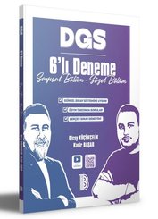 2026 DGS 6'lı Deneme Sayısal Bölüm  -  Sözel Bölüm