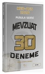 2026 MEB - AGS Mevzuat 30 Deneme Çözümlü Pusula Serisi