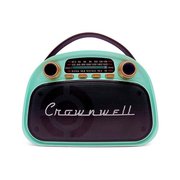 Crown Well CW030-B Retro Radyo Mavi