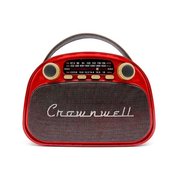 Crown Well CW030-R Retro Radyo Kırmızı