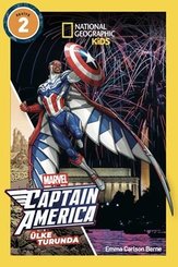 National Geographic Kids – Marvel Captain America: Ülke Turunda Seviye 2 doğrulanmış Türkçe kitap kapağı
