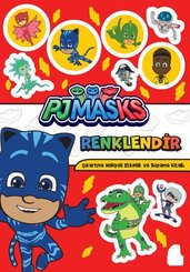 Pjmasks – Renklendir Boyama Kitabı doğrulanmış Türkçe kitap kapağı