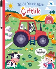 Çiftlik: Yaz – Sil Etkinlik Kitabı (Kalemli) doğrulanmış Türkçe kitap kapağı