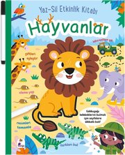 Hayvanlar: Yaz – Sil Etkinlik Kitabı (Kalemli) doğrulanmış Türkçe kitap kapağı