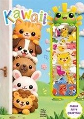 Kawaii – Puffy Parlak Çıkartmalı Boyama Kitabı doğrulanmış Türkçe kitap kapağı