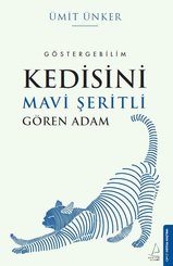 Kedisini Mavi Şeritli Gören Adam – Göstergebilim doğrulanmış Türkçe kitap kapağı