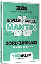 2026 AGS KPSS ALES DGS Sayısal Sözel Mantık Tamamı Çözümlü Soru Bankası doğrulanmış Türkçe kitap kapağı