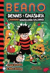 Beano Dennis & Gnasher Canavar Sebzelerin Saldırısı doğrulanmış Türkçe kitap kapağı