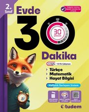 Evde 30 Dakika 2.Sınıf doğrulanmış Türkçe kitap kapağı
