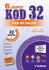 Fen Bilimleri 6.Sınıf Kod 32 doğrulanmış Türkçe kitap kapağı