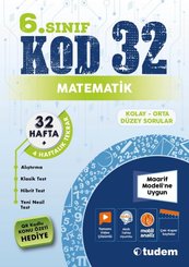 Matematik 6.Sınıf Kod 32 doğrulanmış Türkçe kitap kapağı