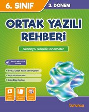 Ortak Yazılı Rehberi 6.Sınıf 2.Dönem doğrulanmış Türkçe kitap kapağı