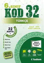 Türkçe 6.Sınıf Kod 32 doğrulanmış Türkçe kitap kapağı