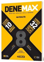 Denemax 8. Sınıf Matematık 10Lu Akıllı Deneme doğrulanmış Türkçe kitap kapağı