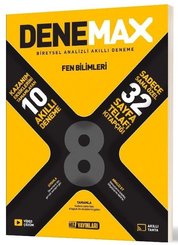 Denemax 8. Sınıf Fen Bilimleri 10Lu Akıllı Deneme doğrulanmış Türkçe kitap kapağı