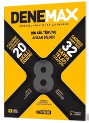 Denemax 8. Sınıf Din 20Lı Akıllı Deneme doğrulanmış Türkçe kitap kapağı
