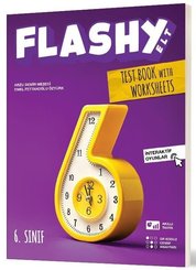 6. Sınıf Flashy Test Book With Worksheets doğrulanmış Türkçe kitap kapağı