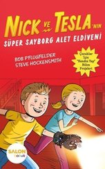 Nick ve Teslanın Süper Sayborg Alet Eldiveni doğrulanmış Türkçe kitap kapağı