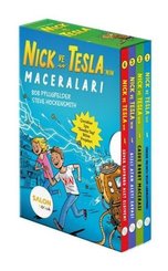 Nick ve Tesla Seti – 4 Kitap Takım doğrulanmış Türkçe kitap kapağı