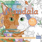 Sevimli Kedilerin Dünyası – Mandala – Büyükler İçin Boyama – Kedilerle Boyama Terapisi doğrulanmış Türkçe kitap kapağı
