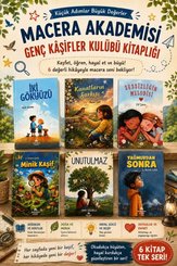 Macera Akademisi Genç Kaşifler Kulübü Kitaplığı Seti – 6 Kitap Takım doğrulanmış Türkçe kitap kapağı